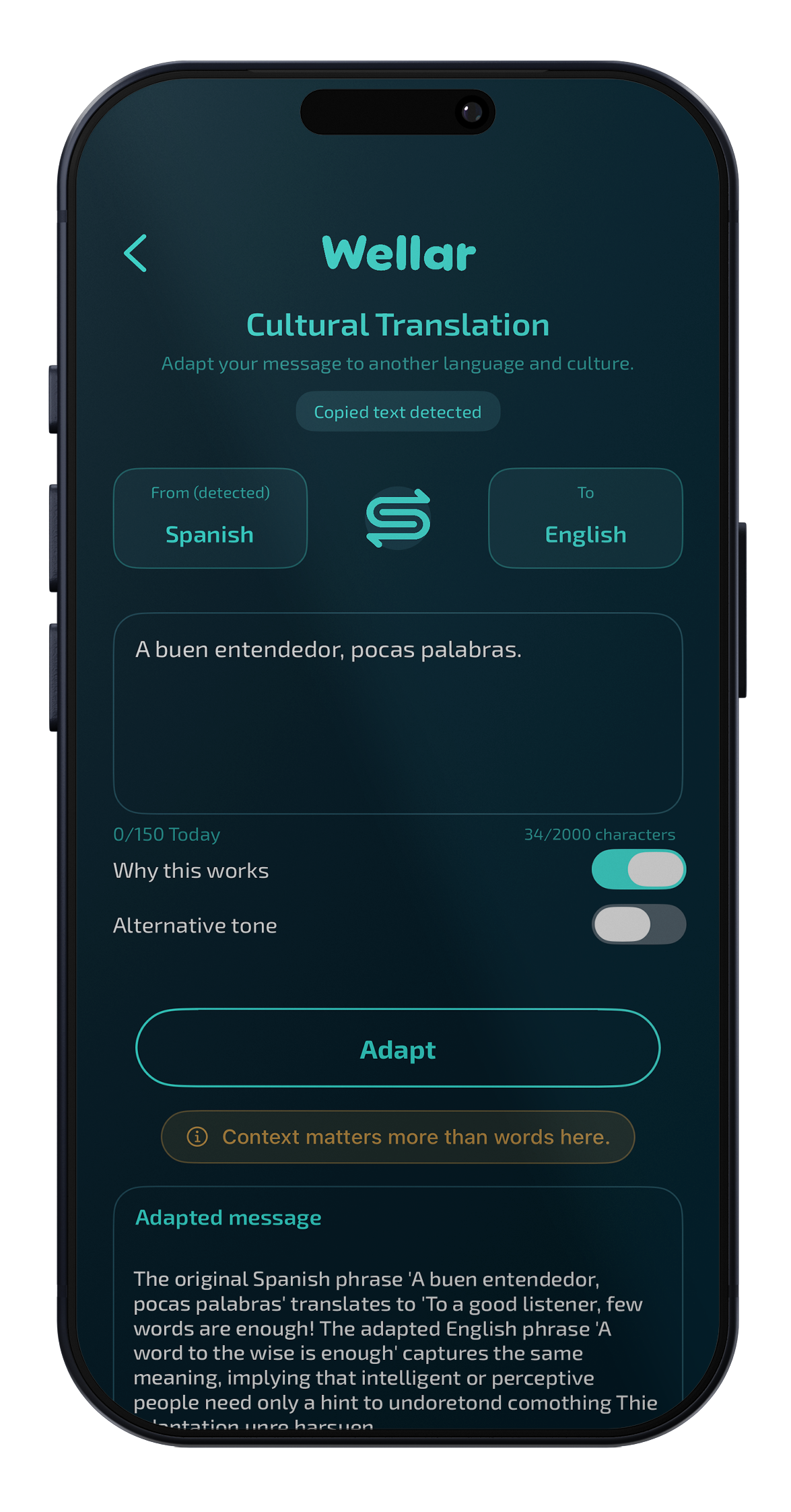 Culture-aware translation — idioms and slang