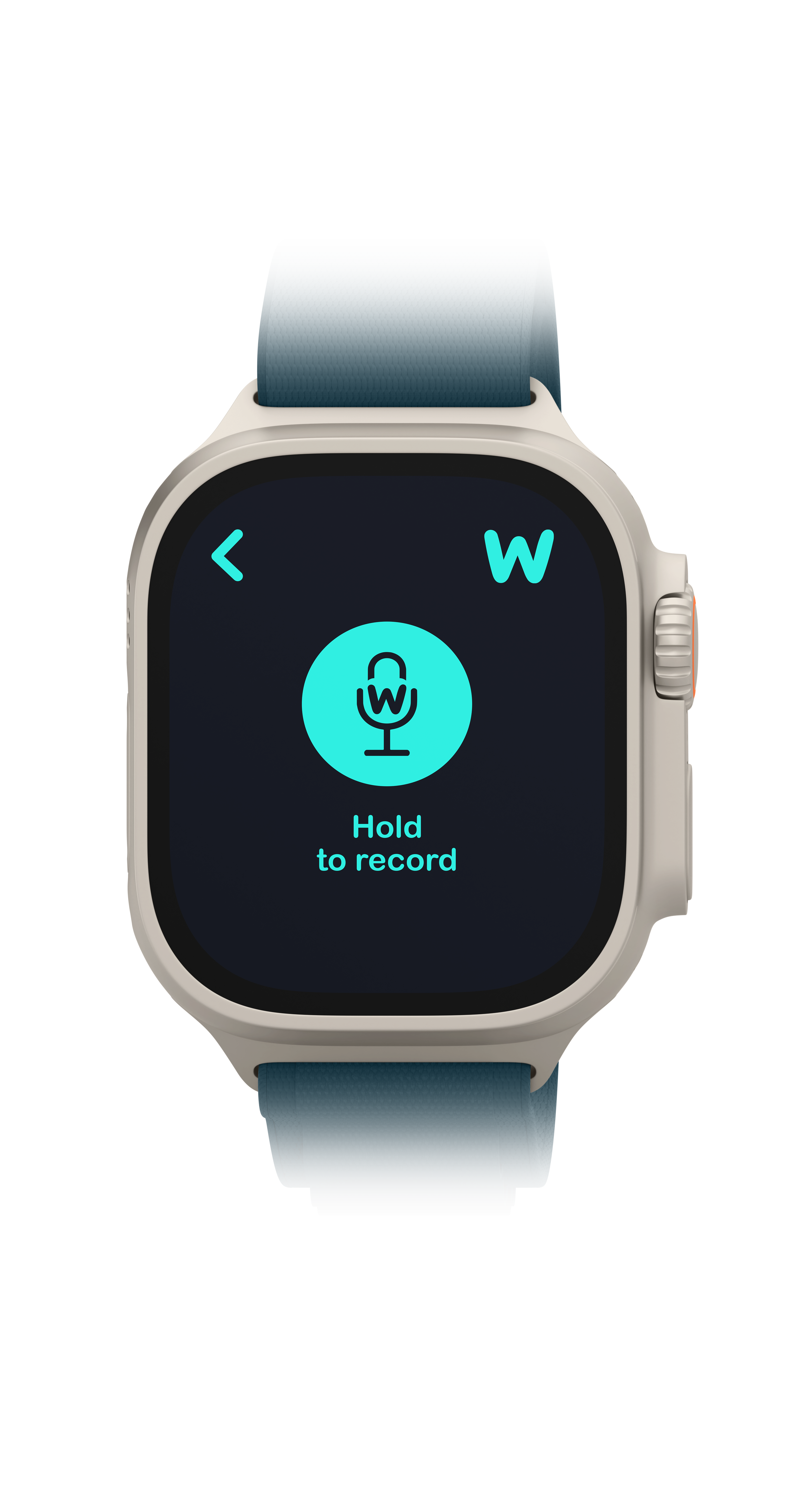 Apple Watch Wellar — Hold to record